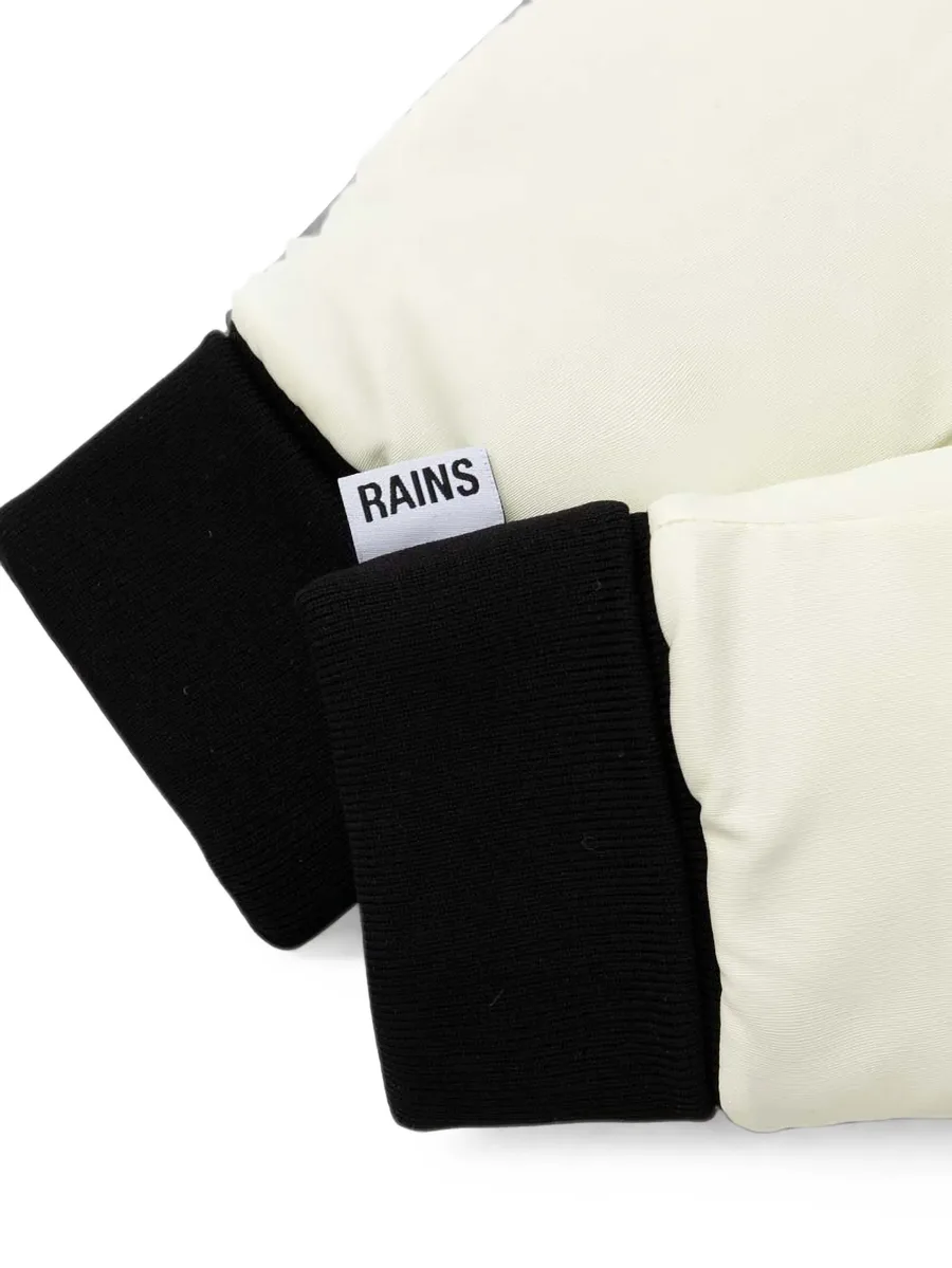 padded ribbed-cuff mittens 2