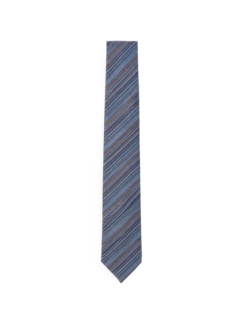 striped silk tie