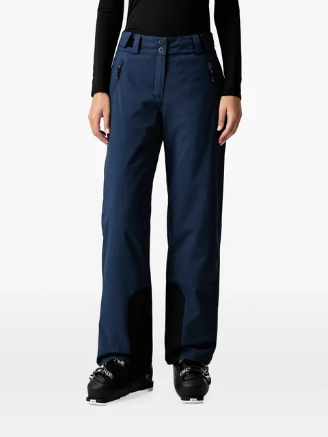 Strawpile logo-patch ski pants