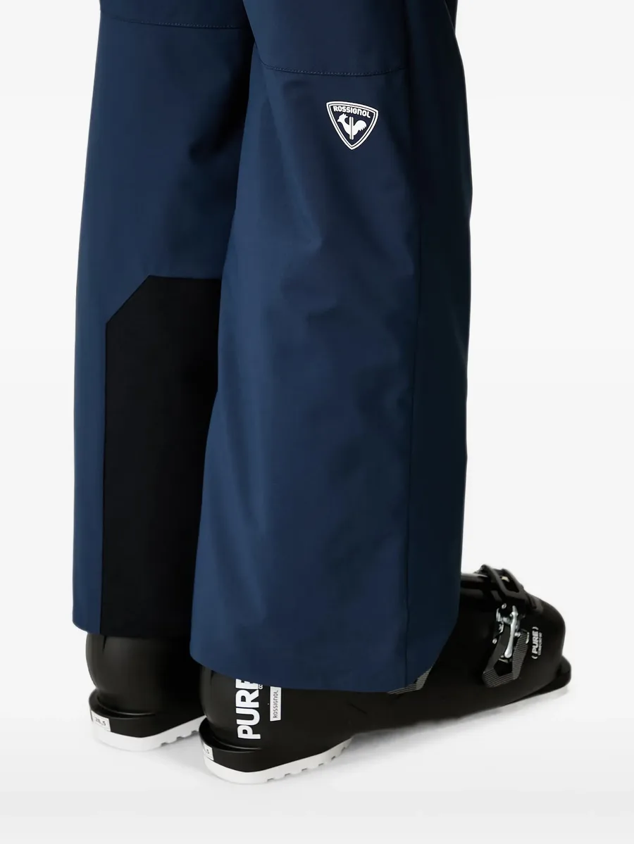 Strawpile logo-patch ski pants 5