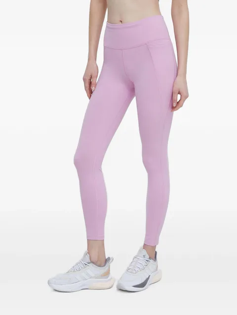 Lux logo-print slip-pocket leggings