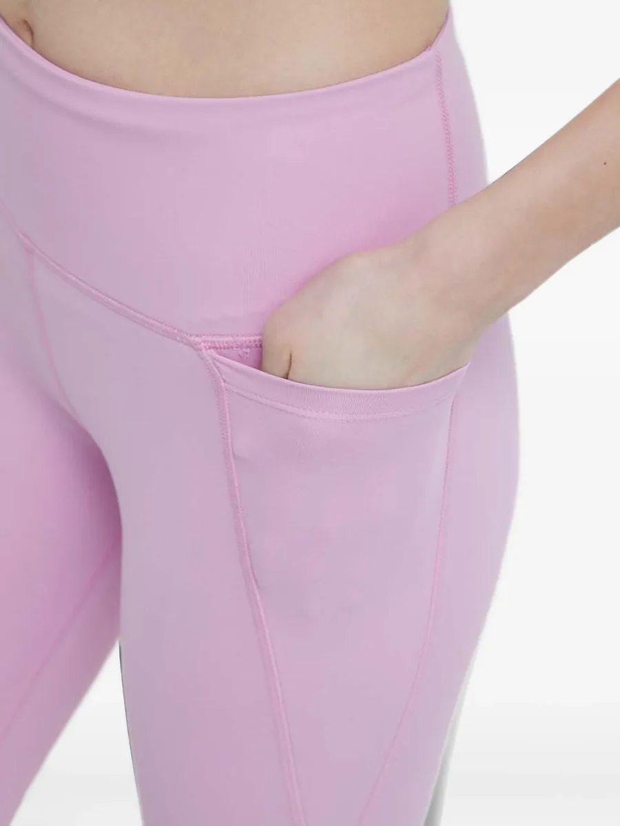 Lux logo-print slip-pocket leggings 4