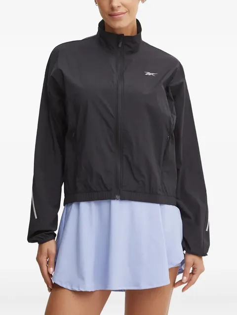 Speed logo-print zip-up jacket