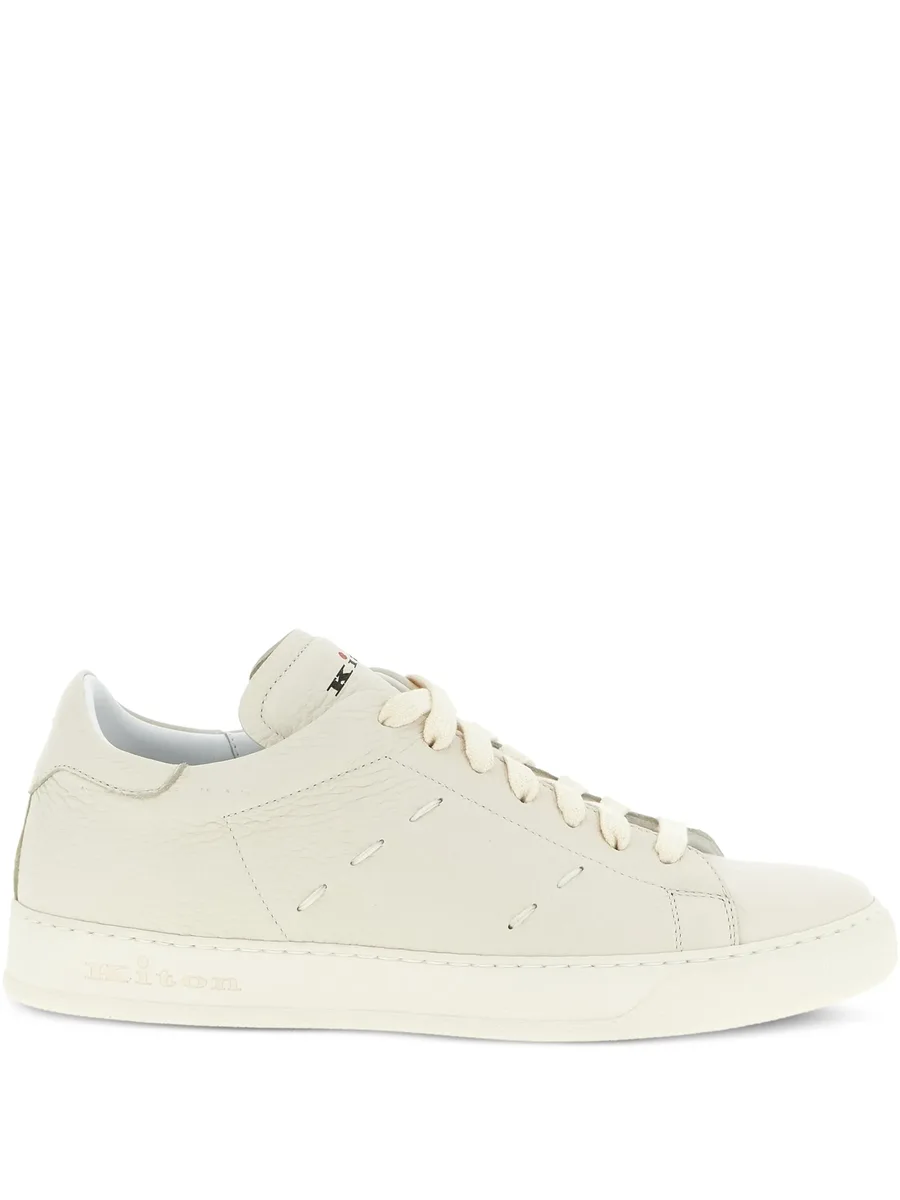 stitching leather sneakers 2