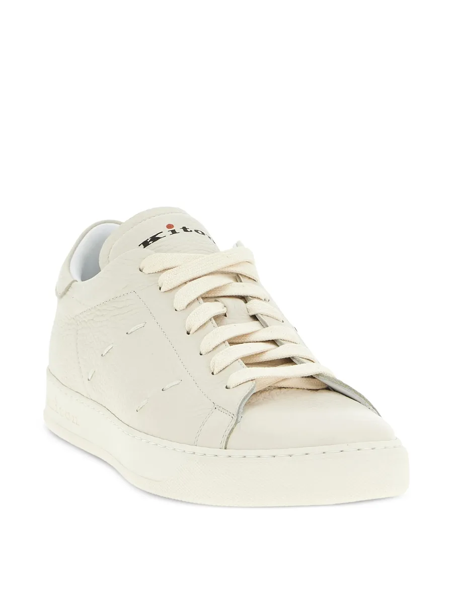 stitching leather sneakers 3