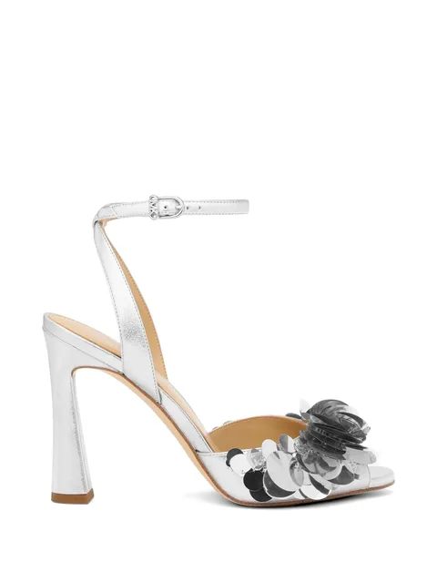 Loretta sequin-embellished sandals