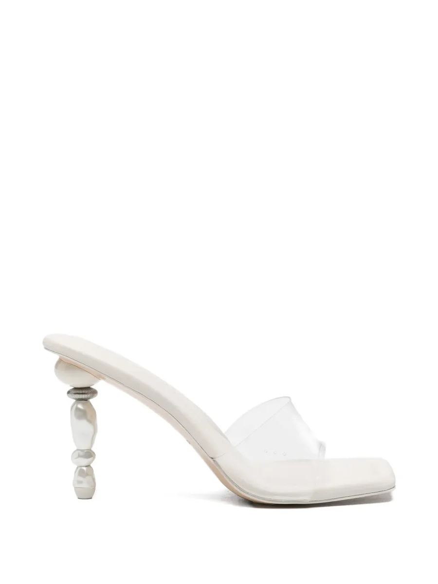 Mahina pearl-embellished sandals 1