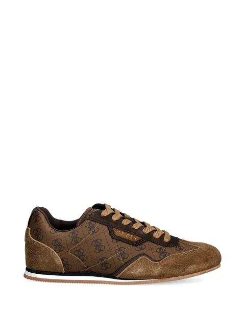 monogram lace-up sneakers