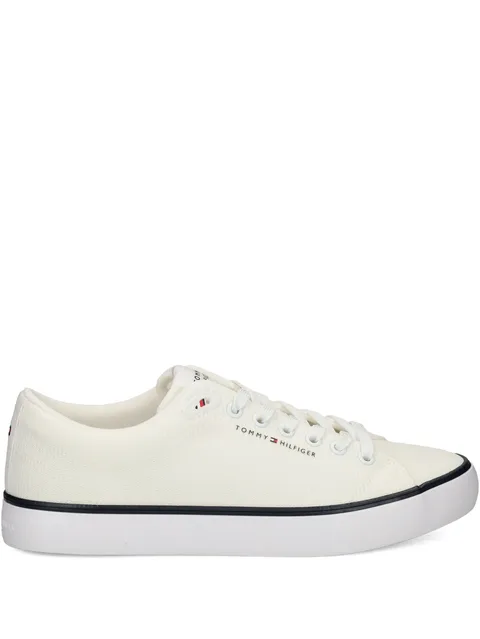 lace-up logo sneakers