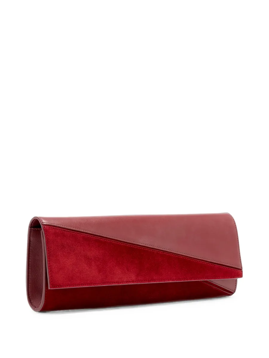 Hex clutch in smooth calf and lux suede 3