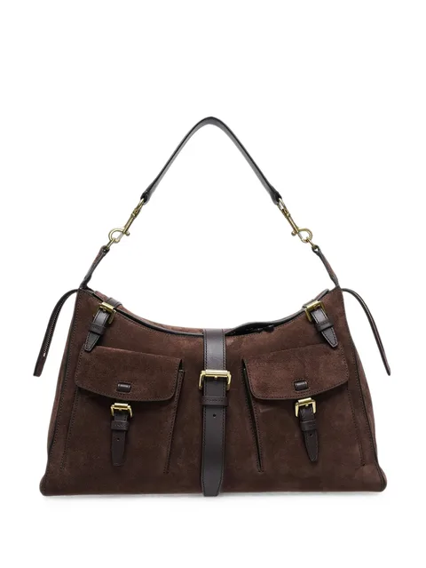 замшевая сумка на плечо Roxanne с пряжками