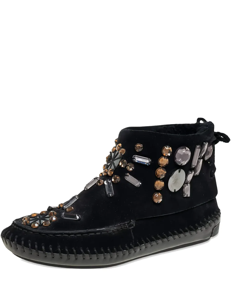 embellished suede boots 2