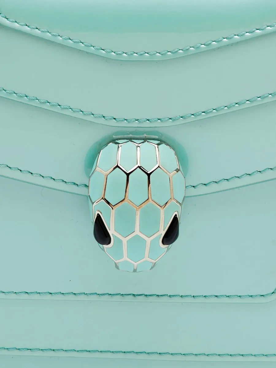 лакированная сумка на плечо Serpenti Forever 3