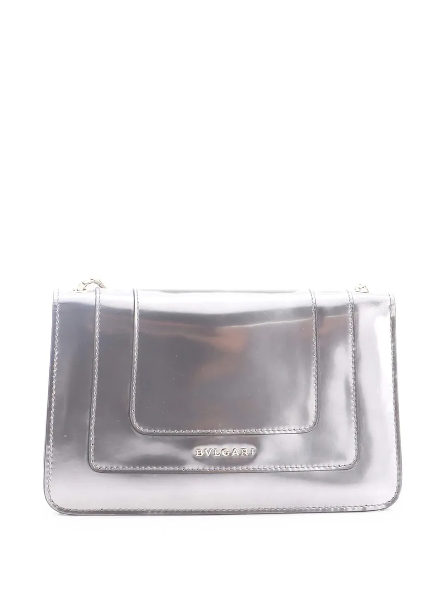 маленькая сумка на плечо Serpenti Forever Square Metallic 2