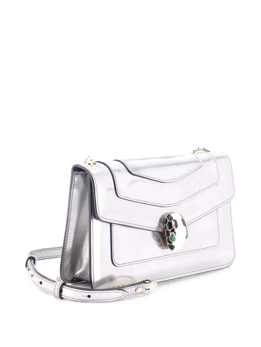 маленькая сумка на плечо Serpenti Forever Square Metallic 3