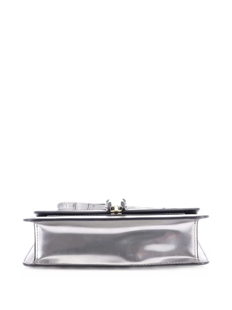 маленькая сумка на плечо Serpenti Forever Square Metallic 4