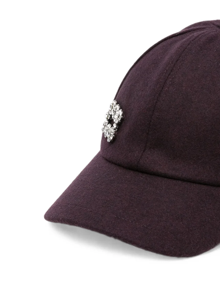 Mini Flower crystal-embellished baseball cap 3