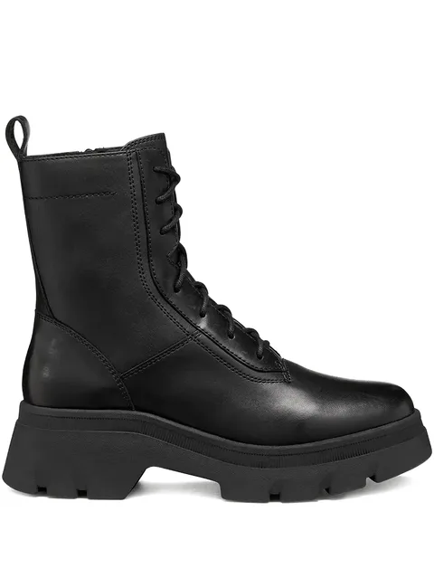lace-up leather boots