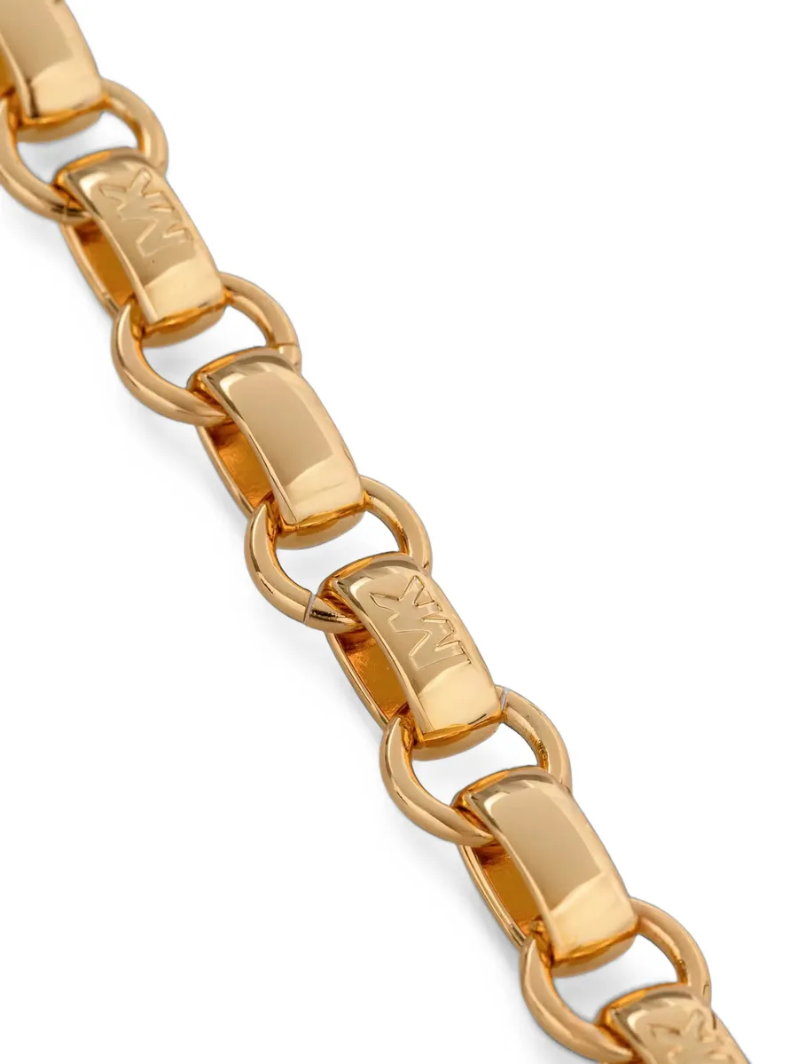 logo-engraved chain bracelet 2