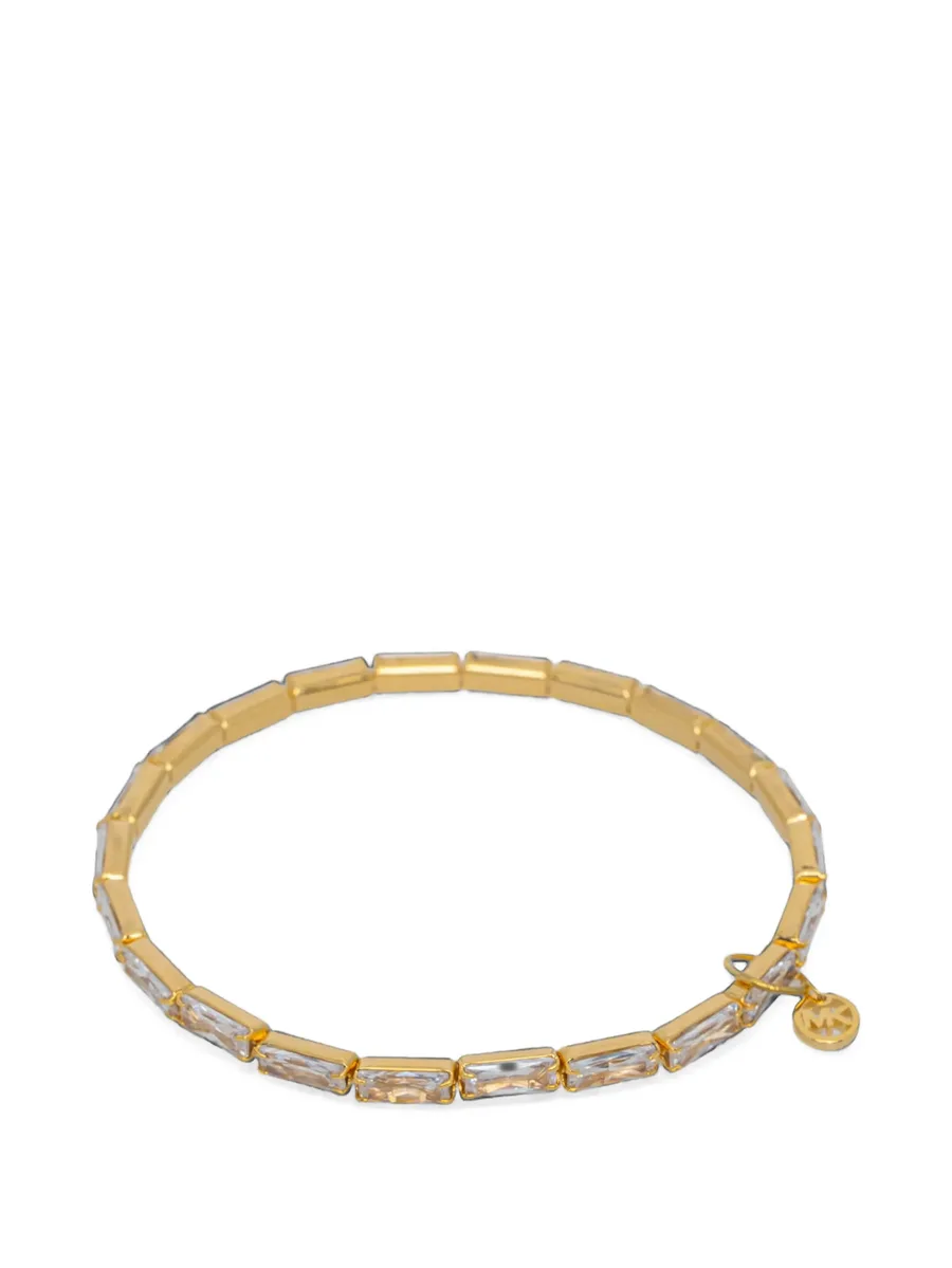 baguette-cut crystal-embellished bracelets 1