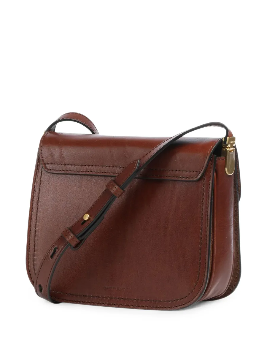 Mia twist-lock leather shoulder bag 2