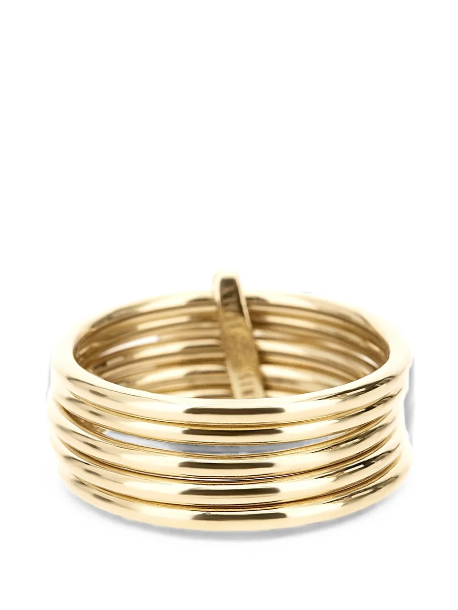 diamond Boules multi-band ring 4