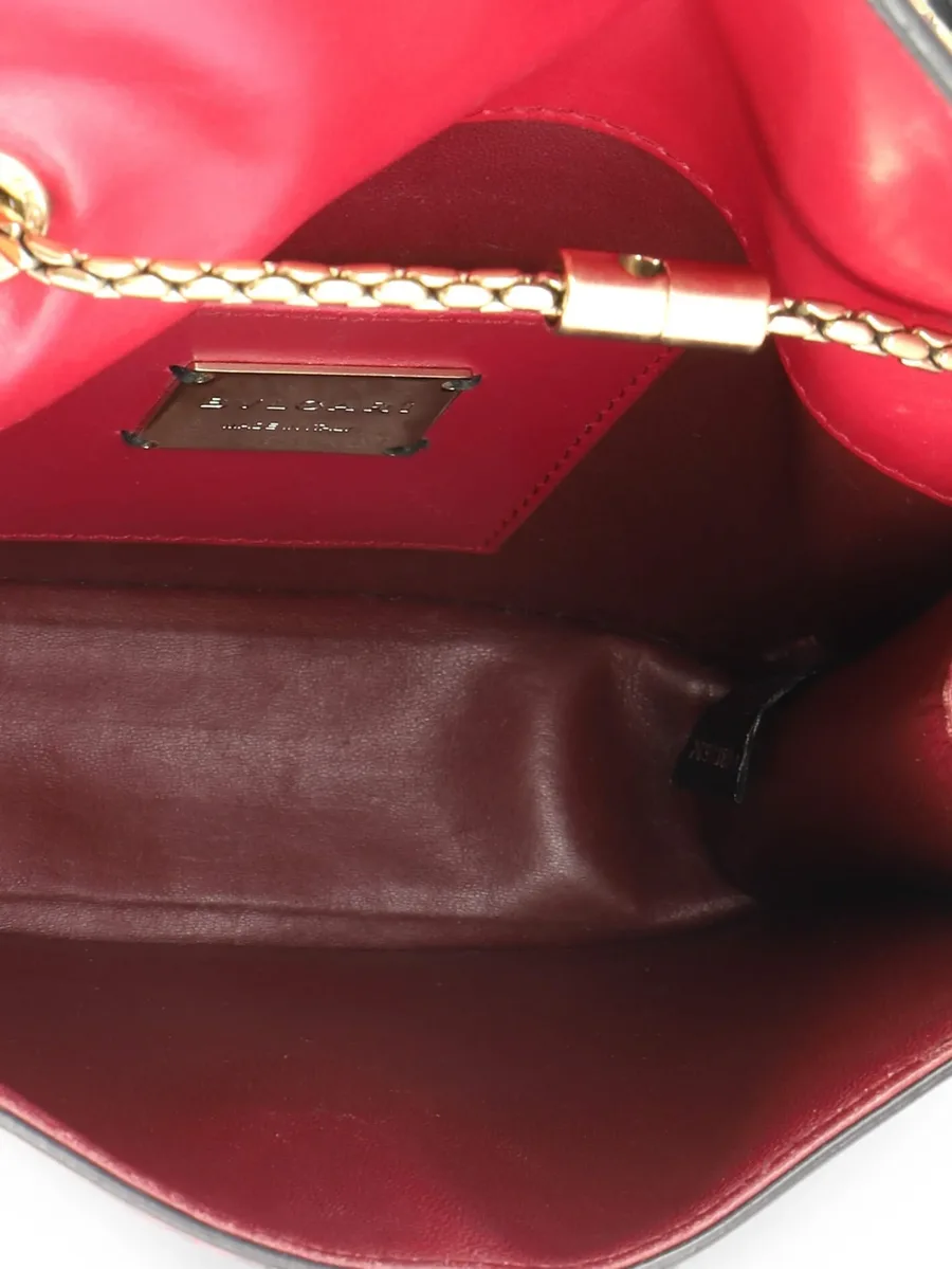 маленькая сумка на плечо Serpenti Forever Square Laser Cut Leather 6