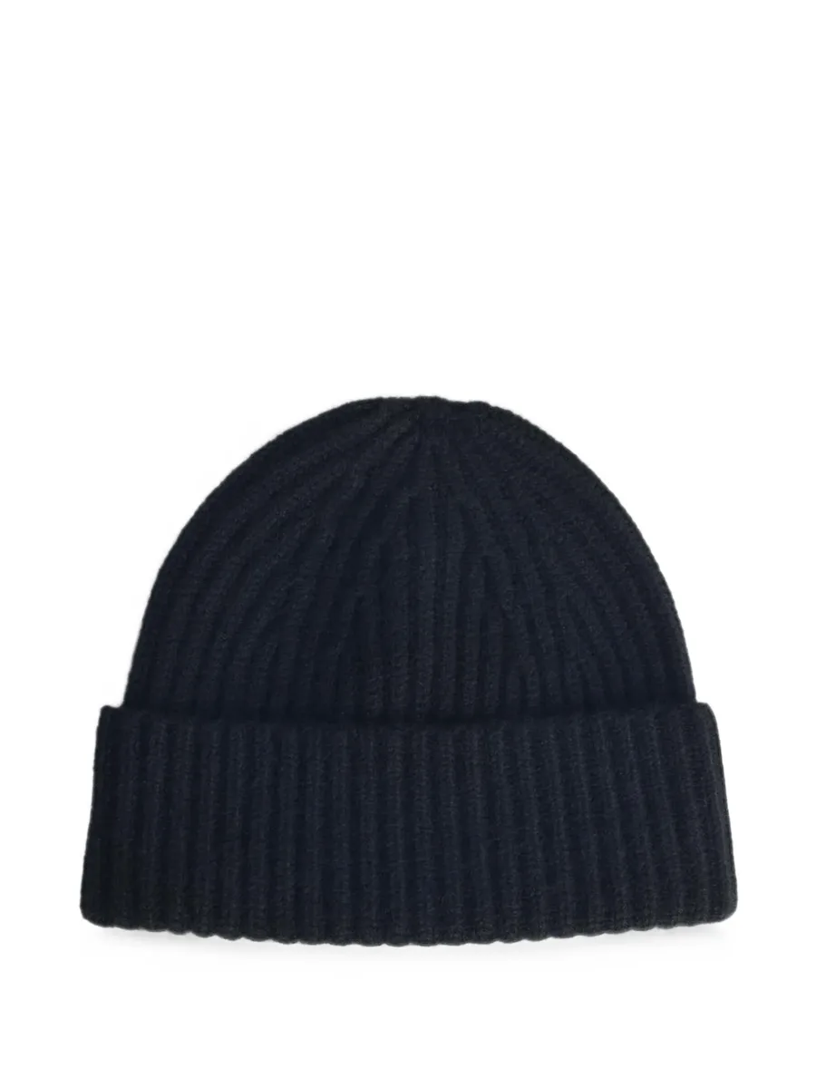 ribbed-knit beanie hat 2
