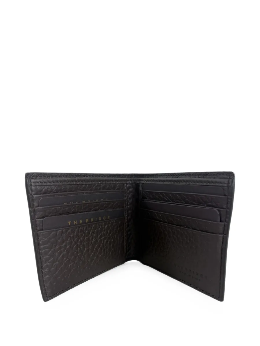 logo-print leather wallet 3
