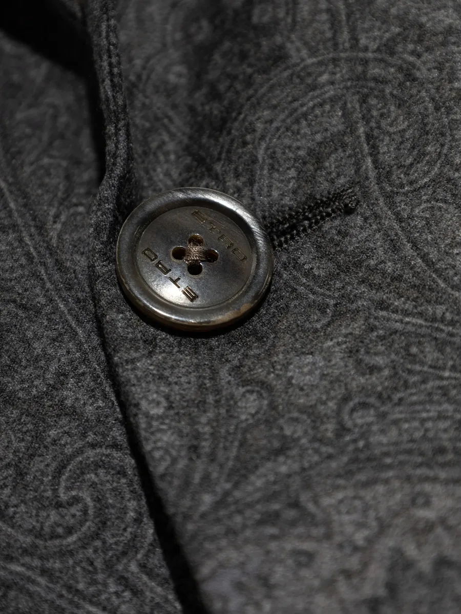 paisley-print wool blazer 5