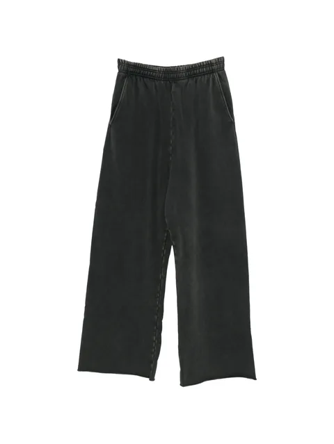 faded-effect elasticated-waist track pants