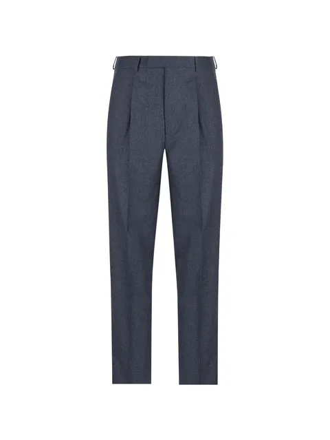 pleated tailored trousers