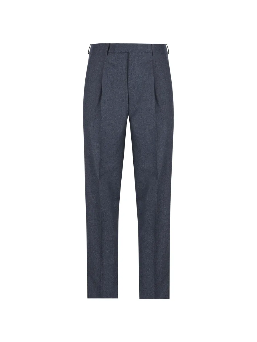 pleated tailored trousers 1