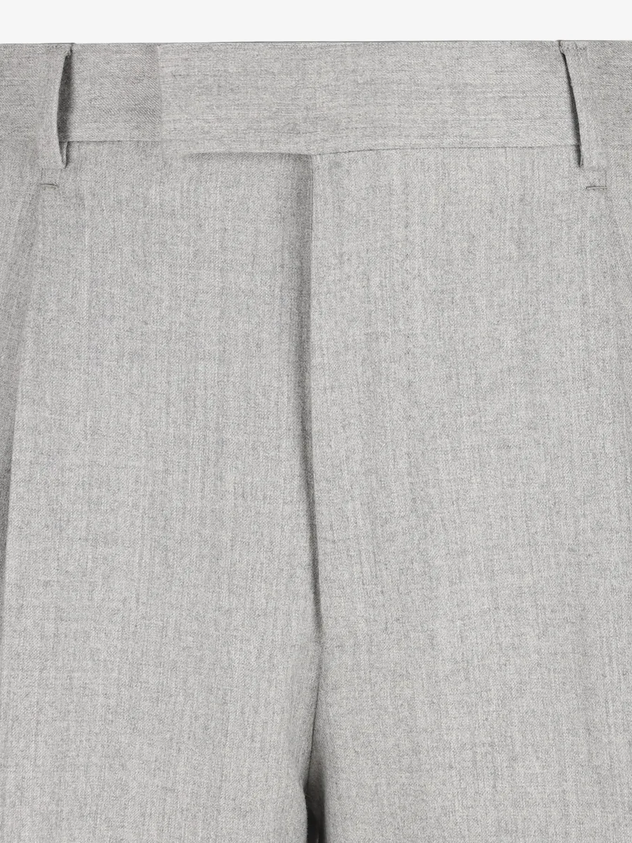 pleated tapered trousers 3