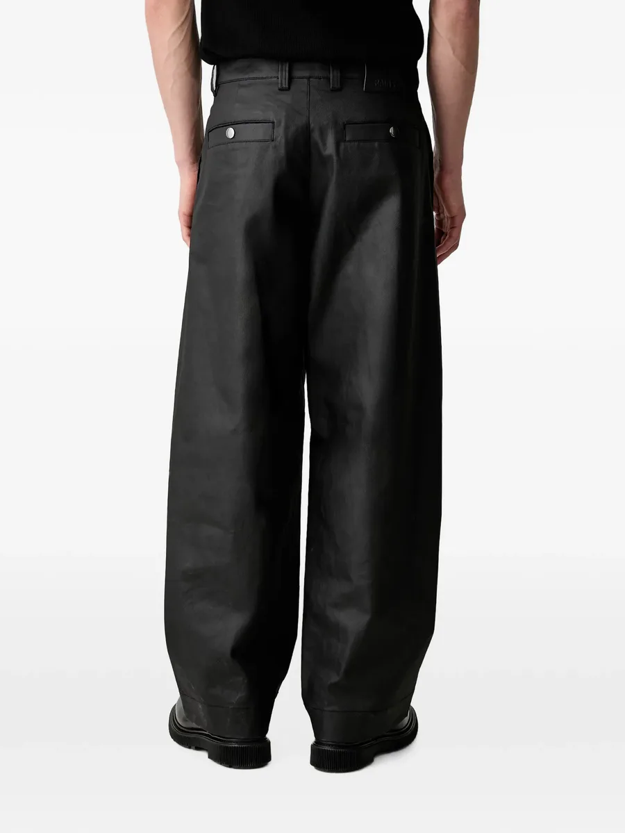press-stud wide-leg trousers 5