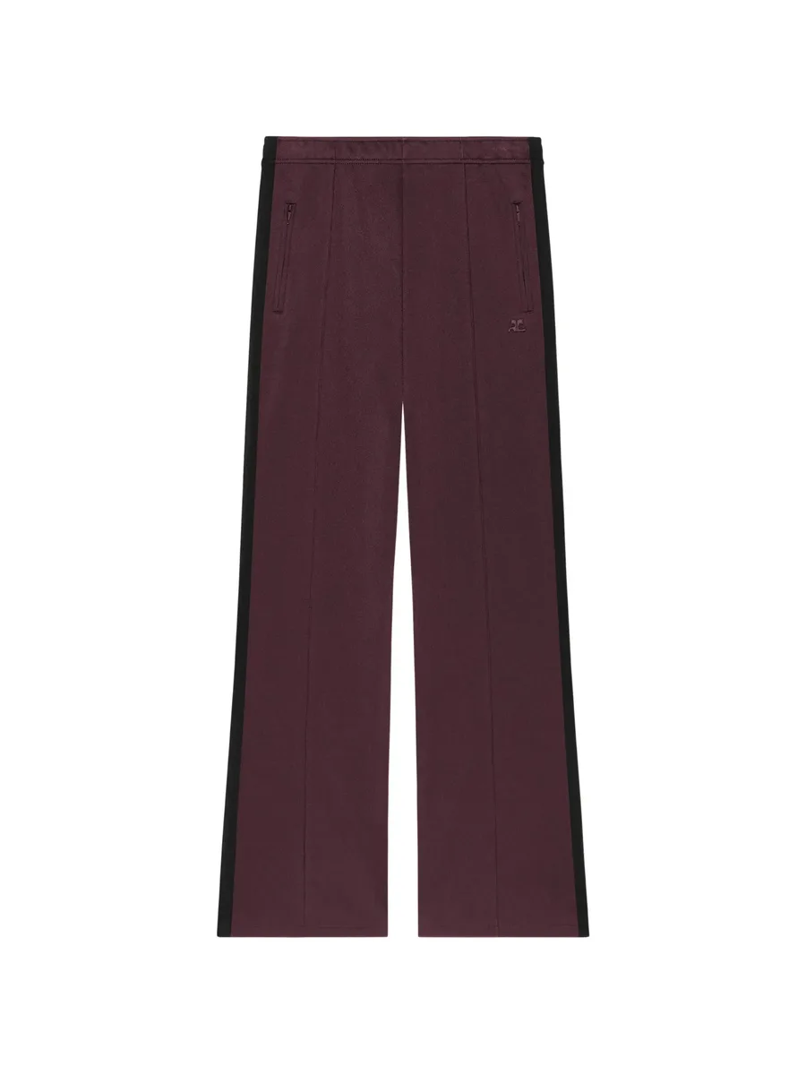 logo-embroidered side-stripe track pants 1