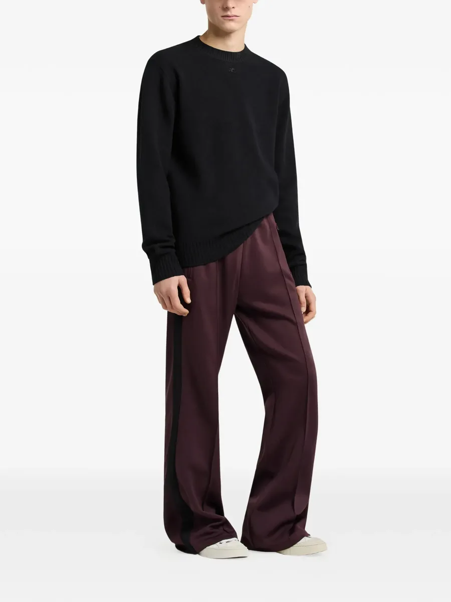 logo-embroidered side-stripe track pants 3