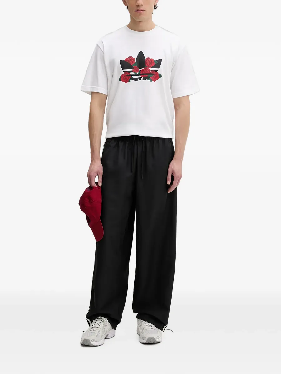 Windbreaker side-stripe track pants 2