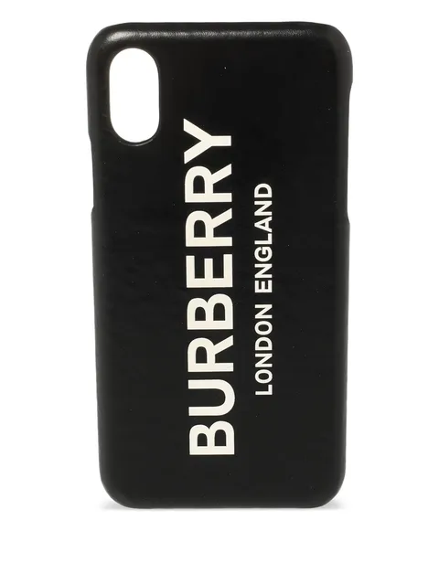 leather logo iPhone case