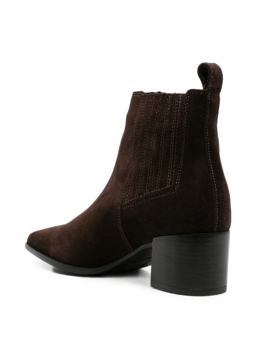 pointed-toe suede Chelsea boots 3