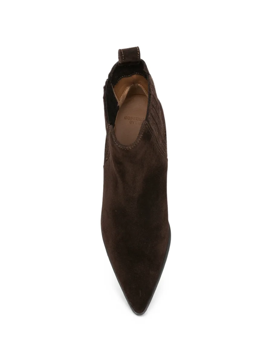 pointed-toe suede Chelsea boots 4