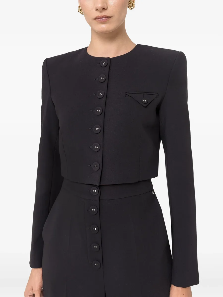 cropped tailored blazer 6