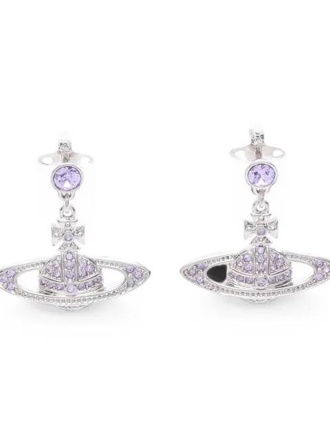 Mini Bas Relief drop earrings