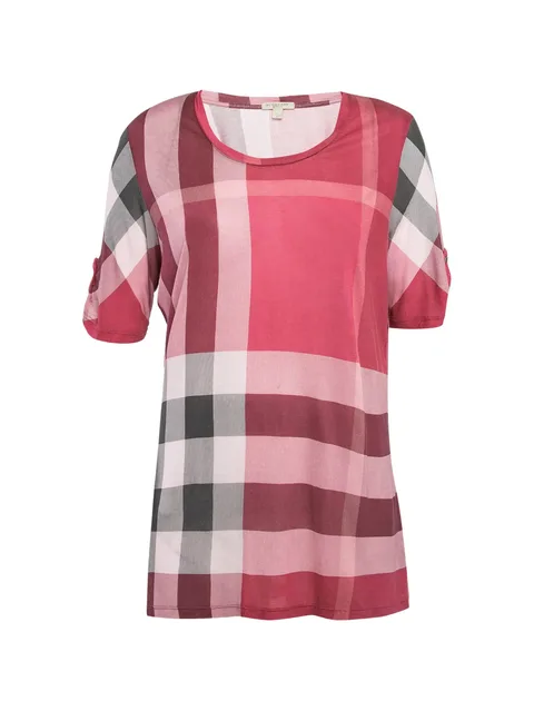 plaid top