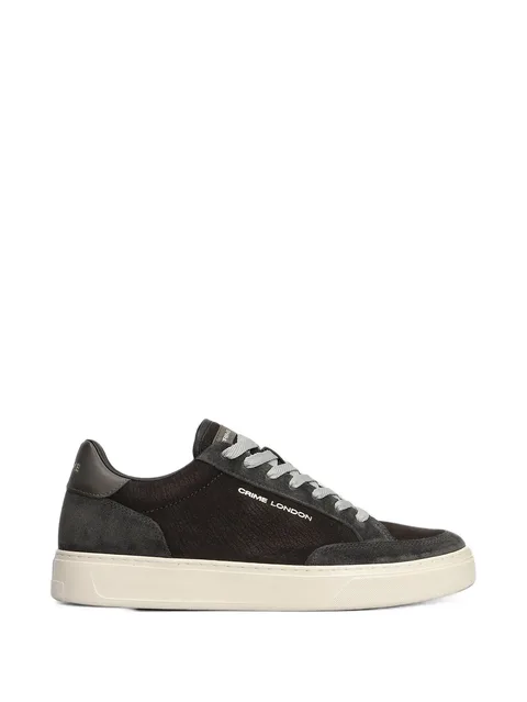 Eclipse cracked-effect leather sneakers