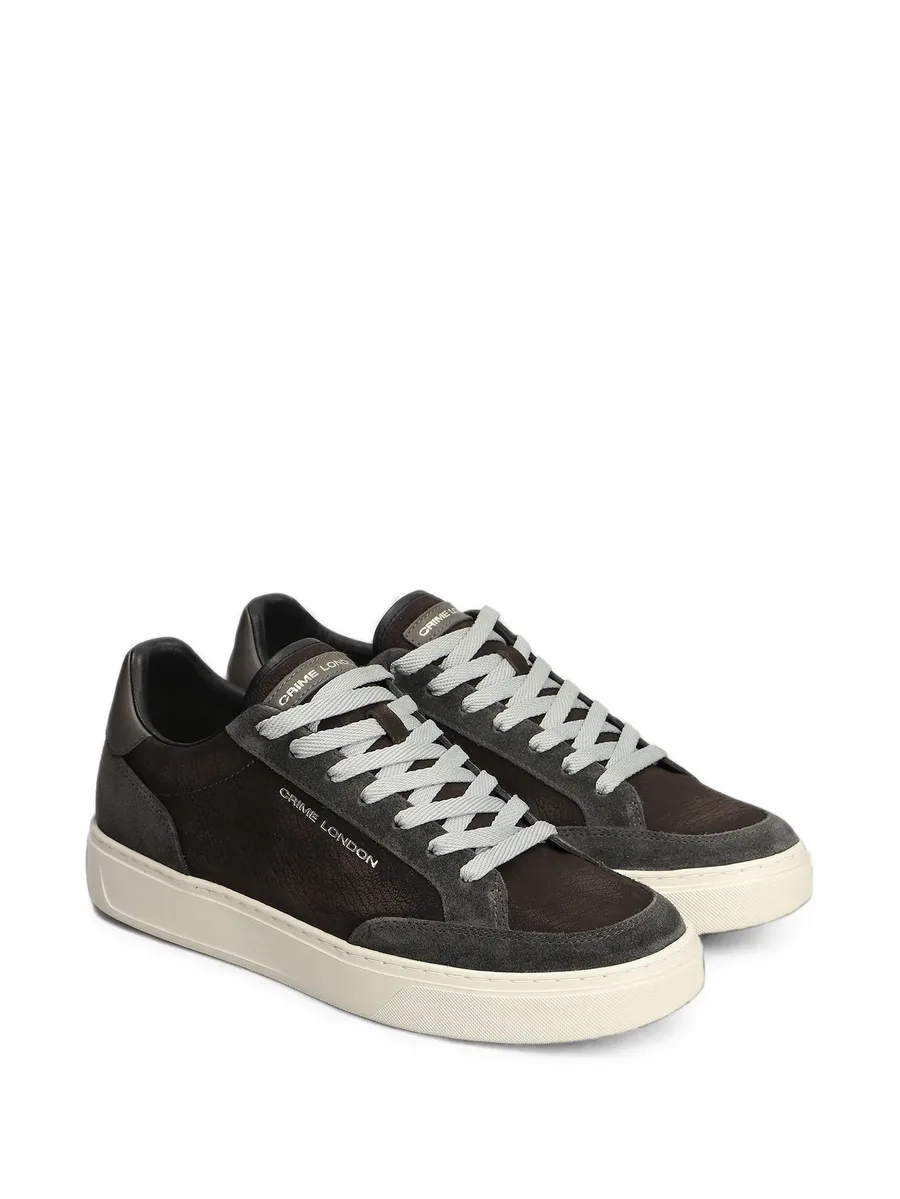 Eclipse cracked-effect leather sneakers 2
