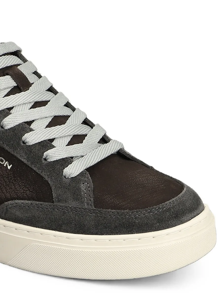 Eclipse cracked-effect leather sneakers 5
