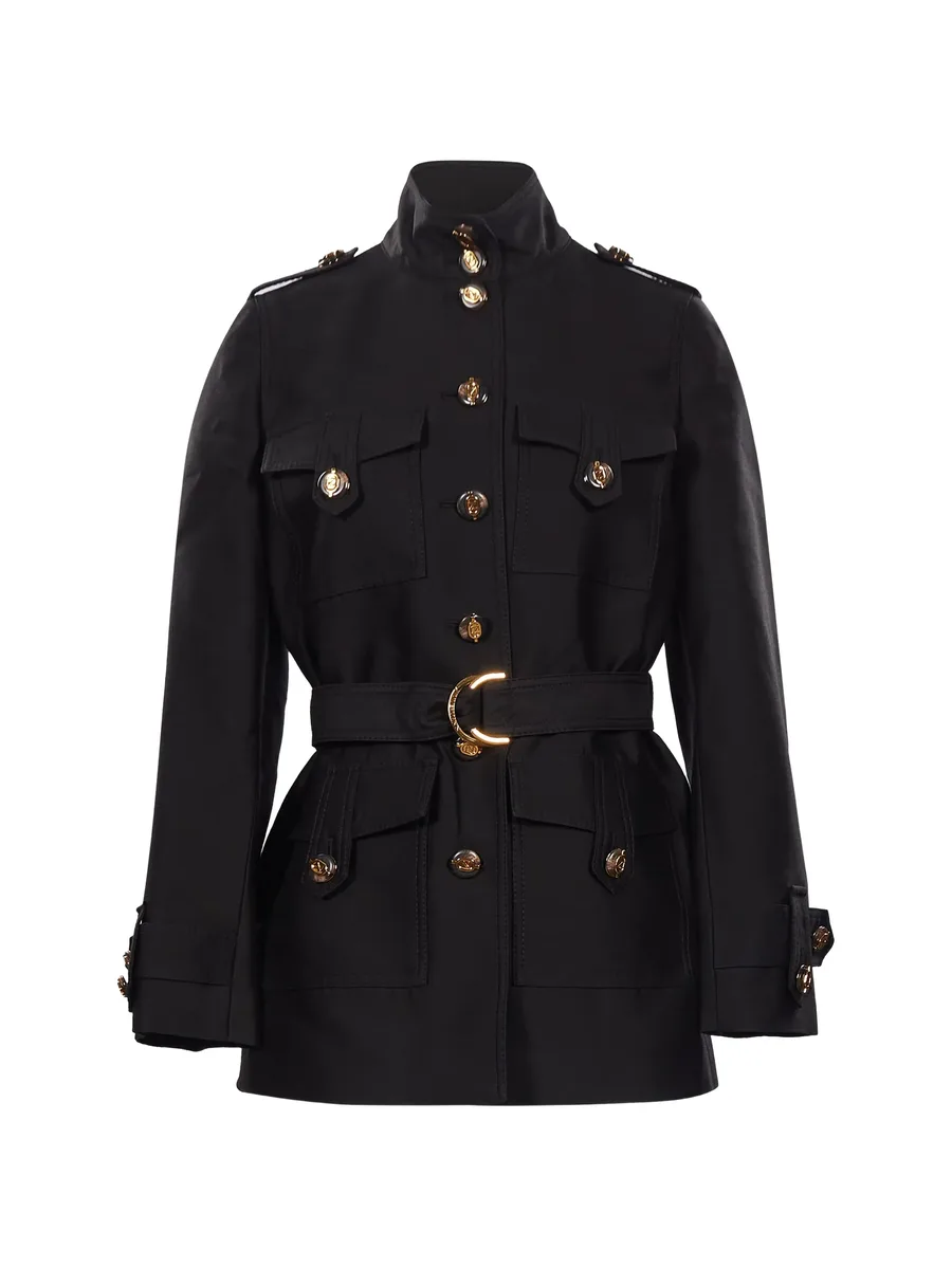 Valiant belted button-up jacket 1
