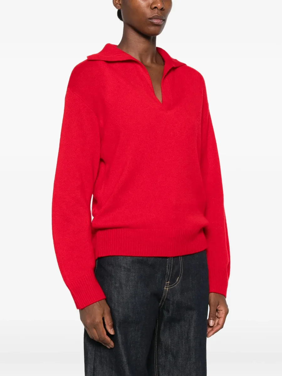 spread-collar sweater 3