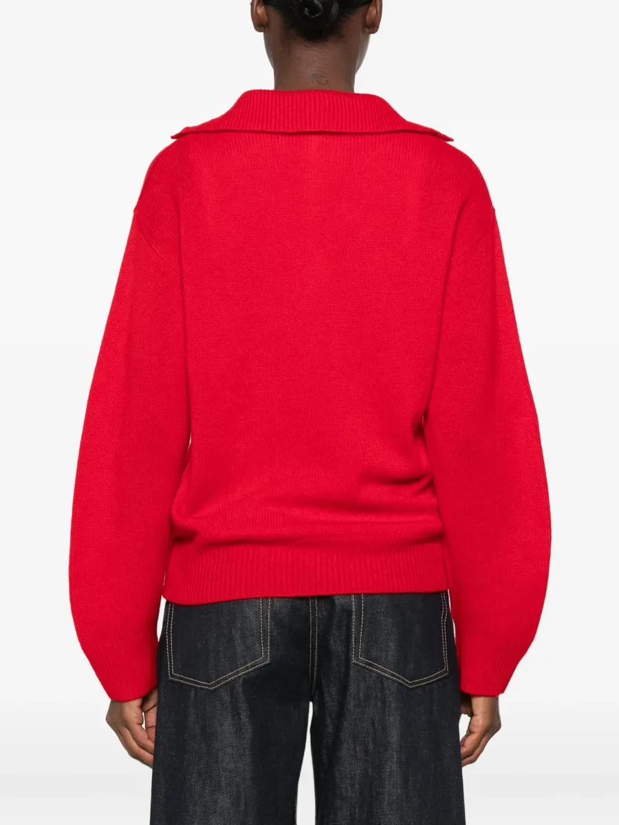 spread-collar sweater 4